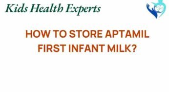 Mastering the Art of Aptamil First Infant Milk Storage