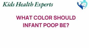The Curious Case of Infant Poop: What Color Should It Be?