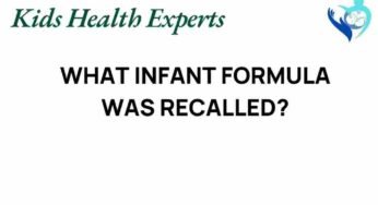 Unraveling the Mystery: Which Infant Formula Was Recalled?