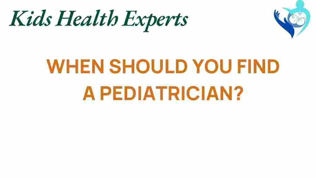 when-to-find-a-pediatrician