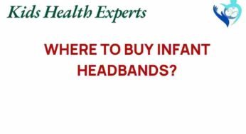 Unlocking the Secret: Where to Buy Stylish Infant Headbands?